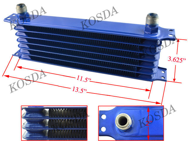 Trust Type 7-Row Oil Cooler-size