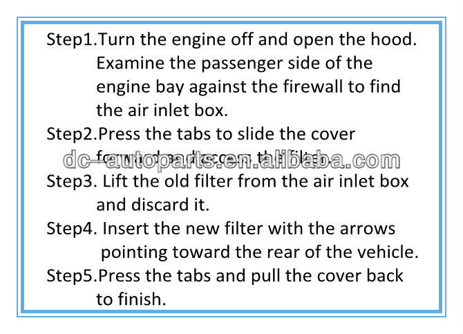 Cabin air filter