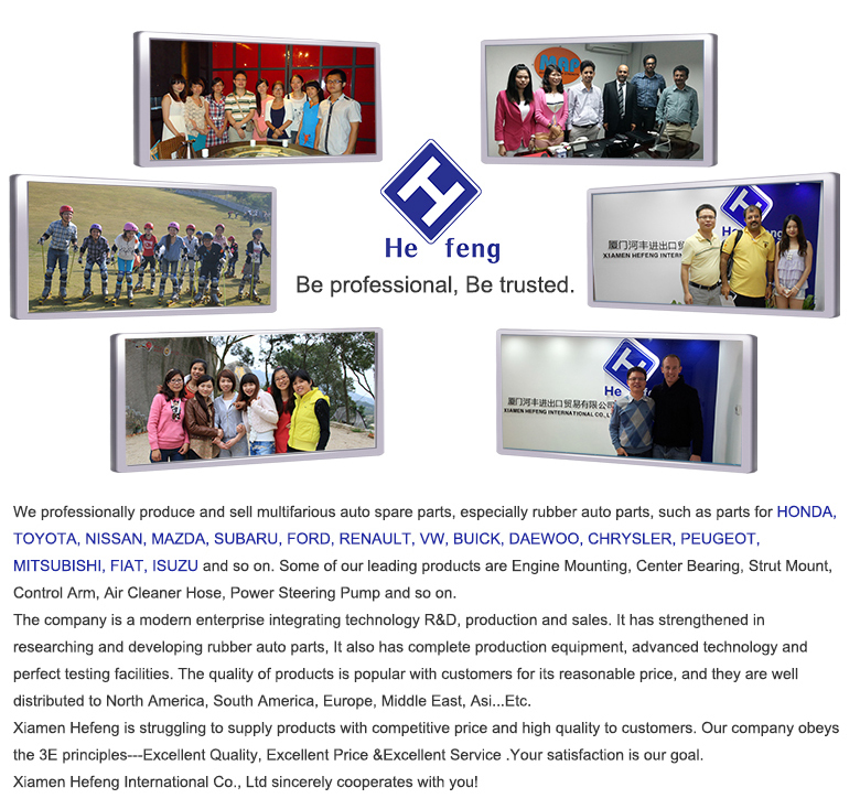 Bending resistance auto rubber parts 41022-FJ020 for SUBARU