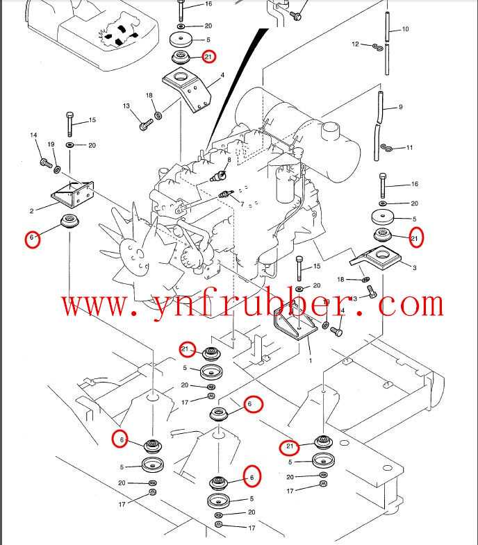 kobelco SK480 engine mount.jpg