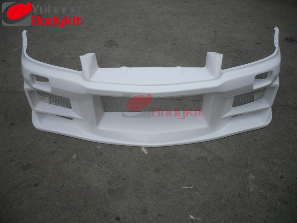 For skyline R34 GTR Do-Luck Style FRP Glass Fiber Front Bumper (5).jpg