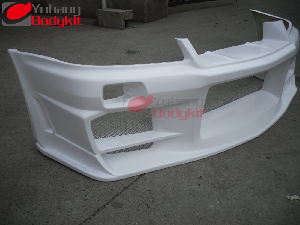 For skyline R34 GTR Do-Luck Style FRP Glass Fiber Front Bumper (2).jpg