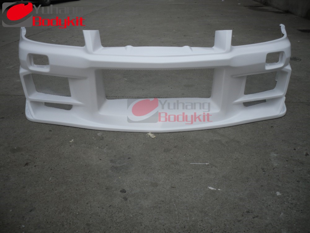 For skyline R34 GTR Do-Luck Style FRP Glass Fiber Front Bumper (4).jpg