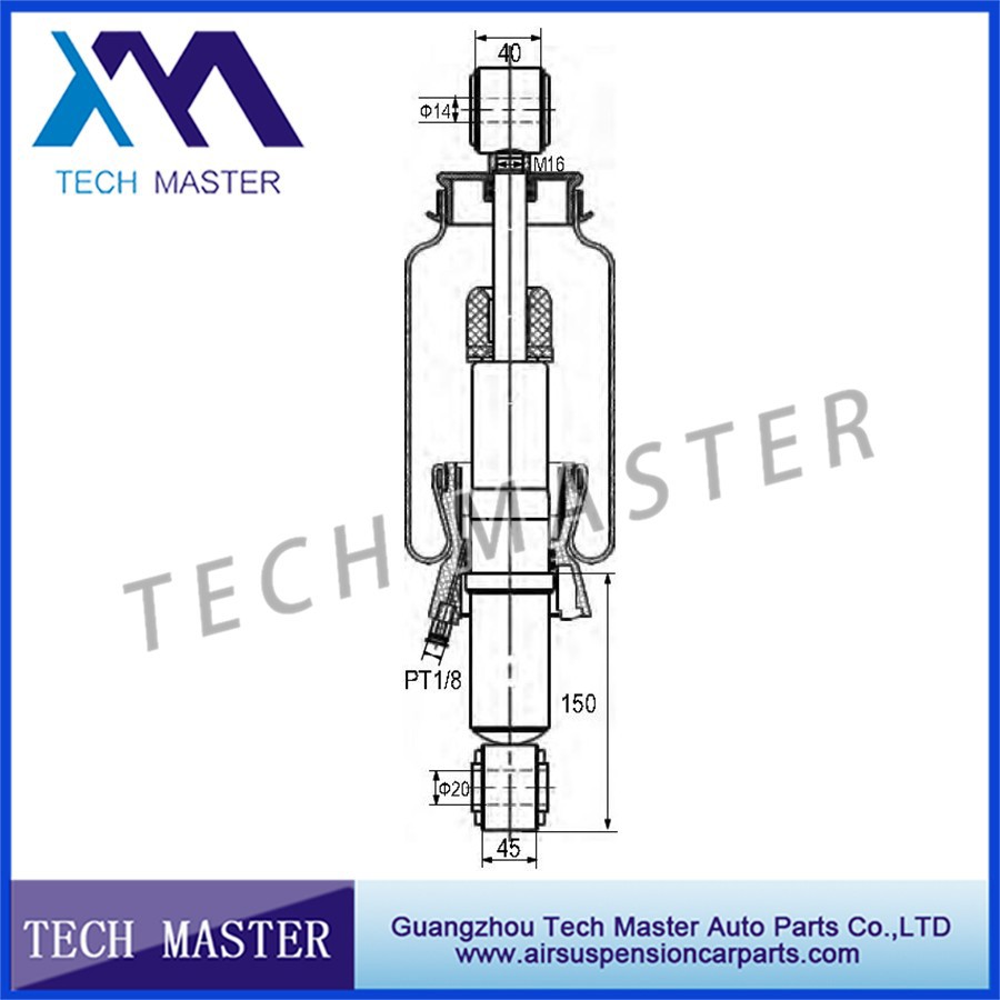 Cabin Air Suspension Spring Air Bellows For HOWO A7 WG1664430068 (2).jpg