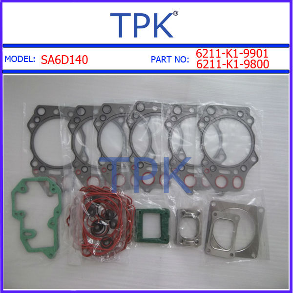 S6D140 CYLINDER HEAD GASKET KIT 6211-K1-9800 6211-K1-9901.jpg