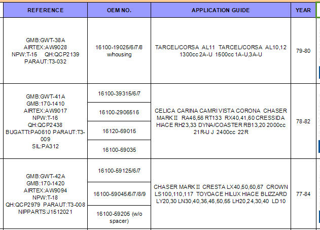 toyota water pump-16-18