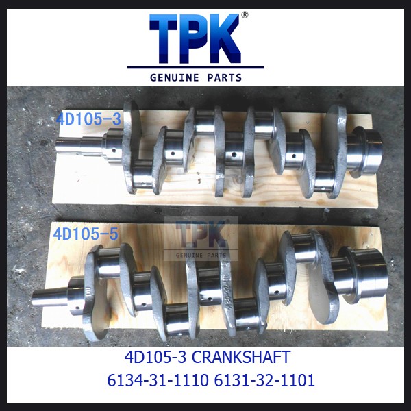 KOMATSU 4D105-3 CRANKSHAFT  6134-31-1110 6131-32-1101 .jpg