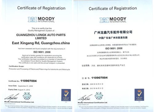 certificate iso9001