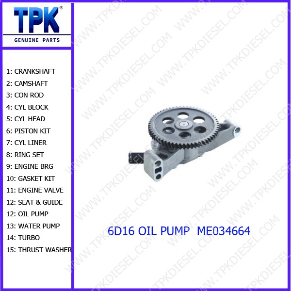 MITSUBISHI 6D16 OIL PUMP  ME034664.jpg