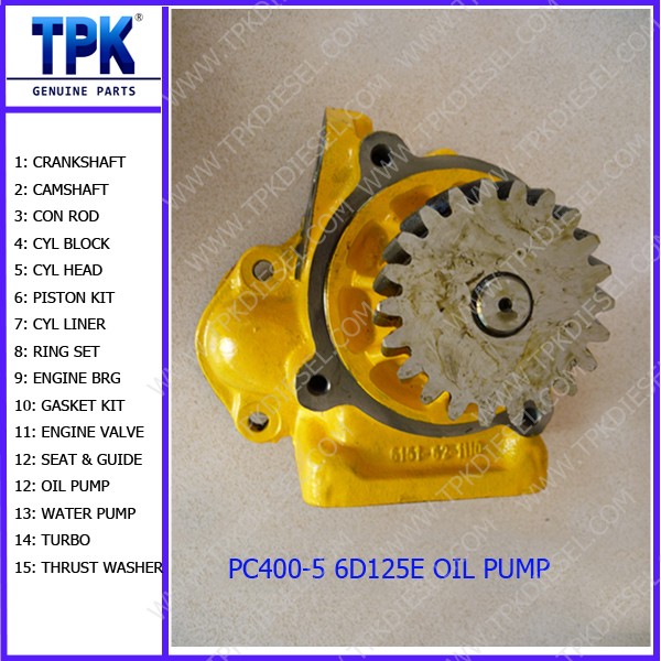 KOMATSU PC400-5 6D125E OIL PUMP.jpg