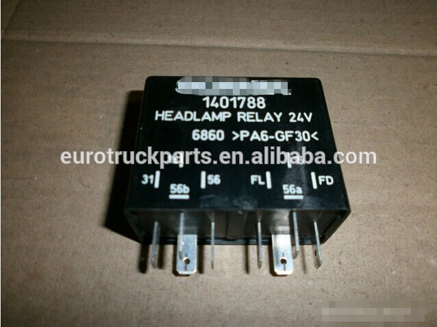 OEM 1902698 1401788 Heavy Duty European Tractor Relay Scania Truck 24v Head Lamp Relay 1.jpg