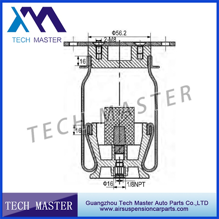 Truck Rear Cabin Air Spring Air Suspension  Rubber Air Suspension Spring.jpg