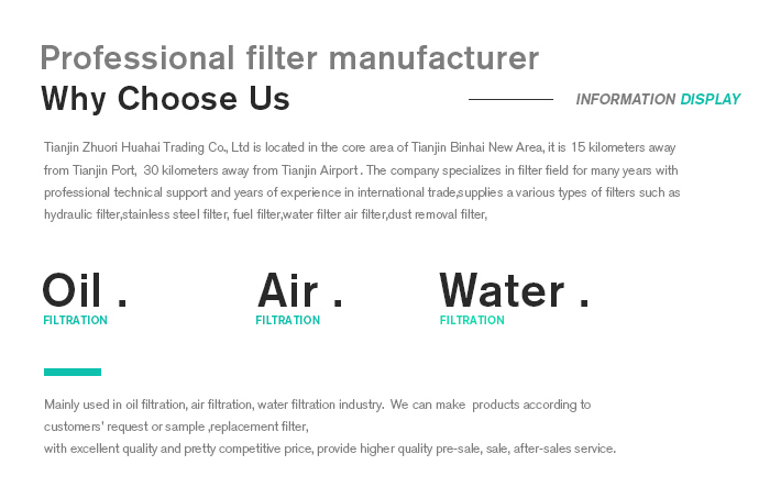 OEM for Heavy duty truck parts and pump hydraulic oil filter