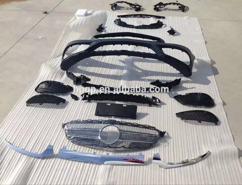 W205 AMG front bumper kit-6.jpg