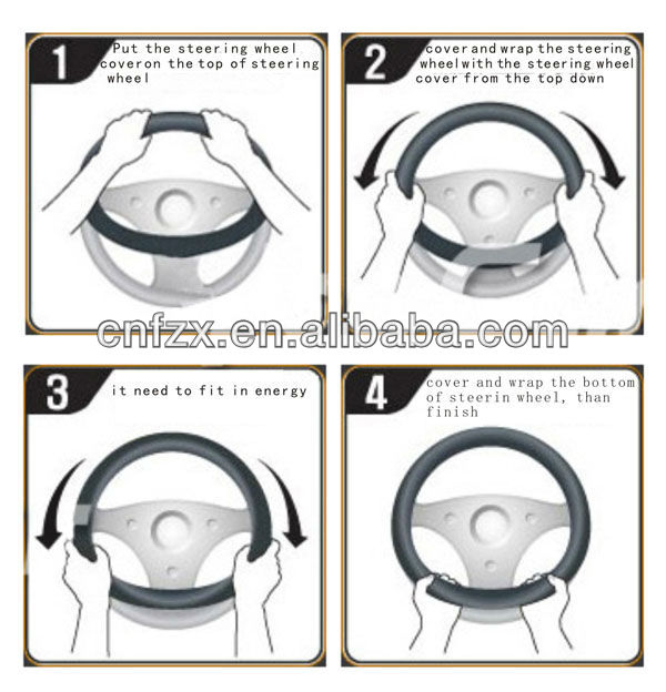 packaging steering wheel cover 