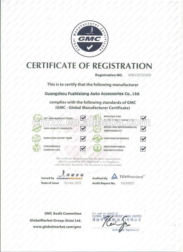 Certificate of Registration