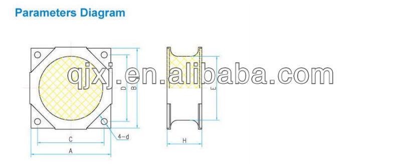Steel plate rubber shock absorber with high quality