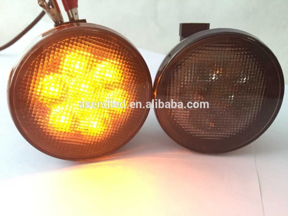 Front grill wireless turn signal turn light led light smoke turn signal for a bicycle for jeep wrangle.jpg