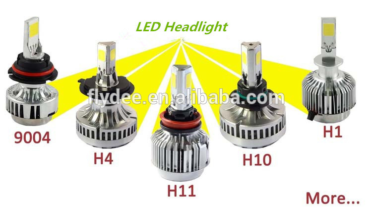 Energy Saving 36W 40W 3 Sides Auto LED Headlight H4 H11 9005 LED Head Lamp