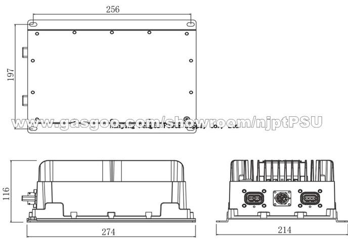 3.3KW Series Sealed Air cooling On board charger