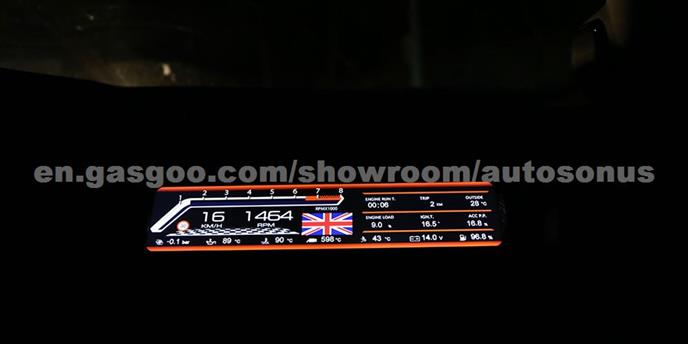 Mini Cooper jcw passenger display